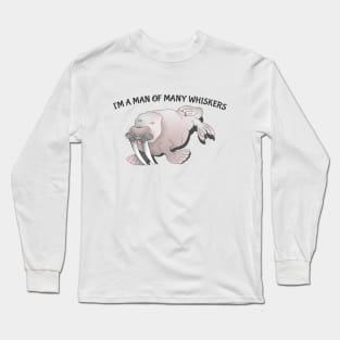 Walrus Whiskers Long Sleeve T-Shirt